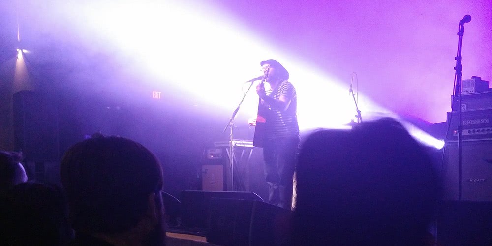 Claudio Sanchez of Coheed and Cambria playing at EXPRESS LIVE on February 29th, 2016.