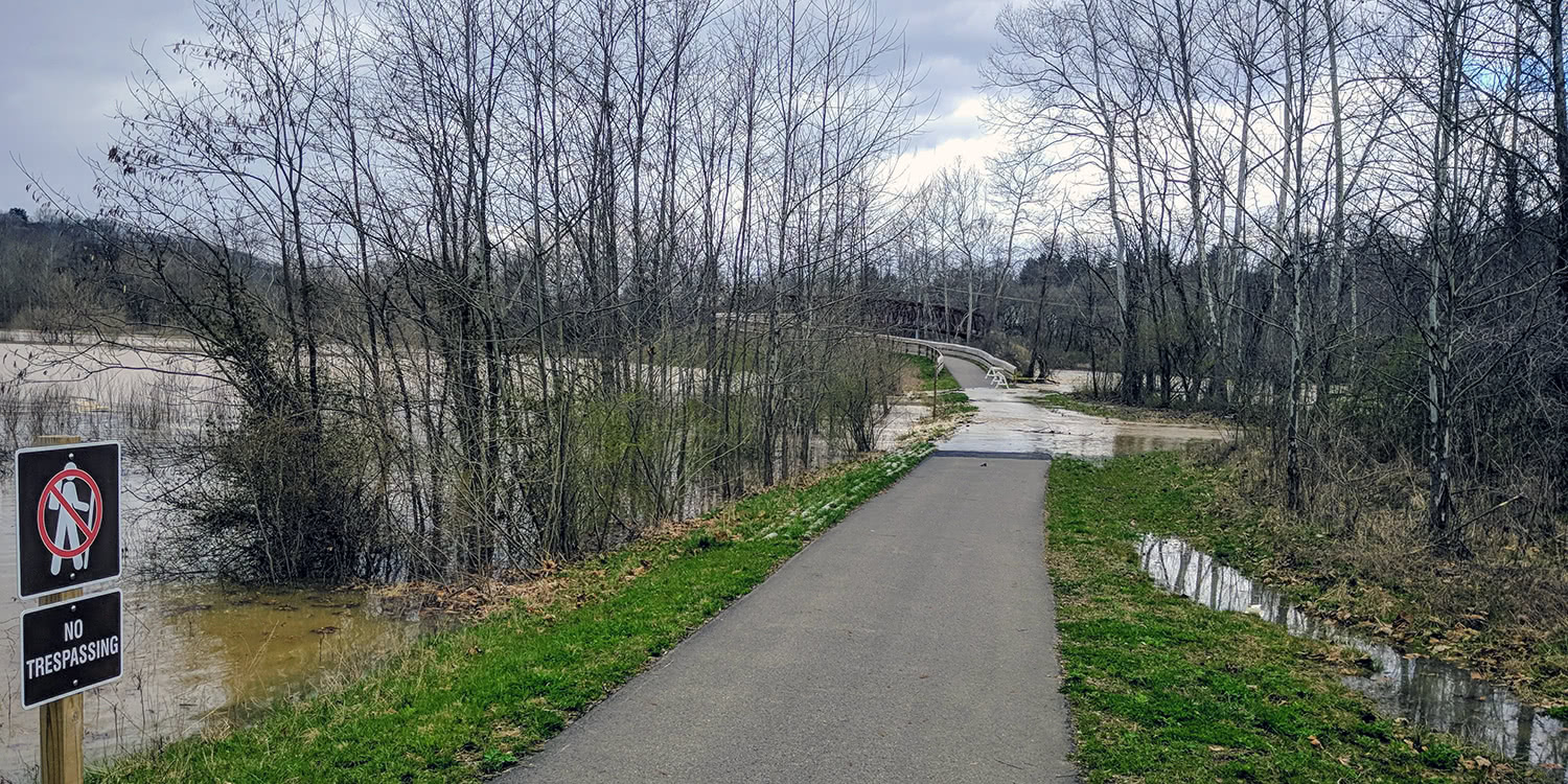 The Worst of All the Bike Path Flooding