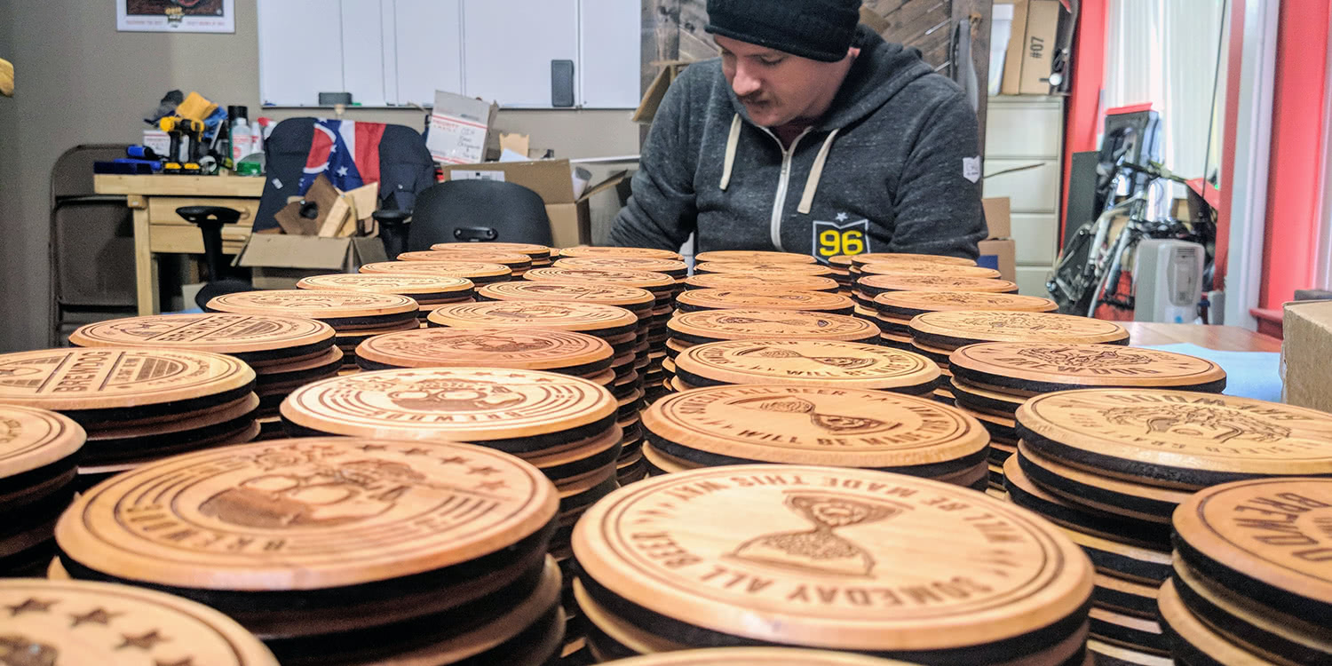 A Huge Order of Coasters for BrewDog USA